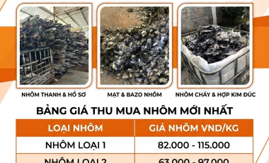Thu mua nhôm máy giá cao . Thu mua tận nơi , thanh toán minh bạch 