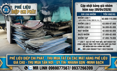 THU MUA NHÔM BÁO GIÁ CAO - THU MUA KẼM IN KHÔNG GIỚI HẠN SỐ LƯỢNG UY TÍN MINH BẠCH