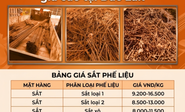 Thu mua phế liệu công trình giá cao tại Đắc Lắk