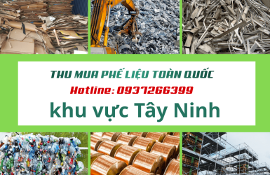Thu mua phế liệu khu vực Tây Ninh
