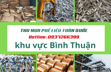 Thu mua phế liệu khu vực Bình Thuận