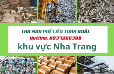 Thu mua phế liệu khu vực Nha Trang