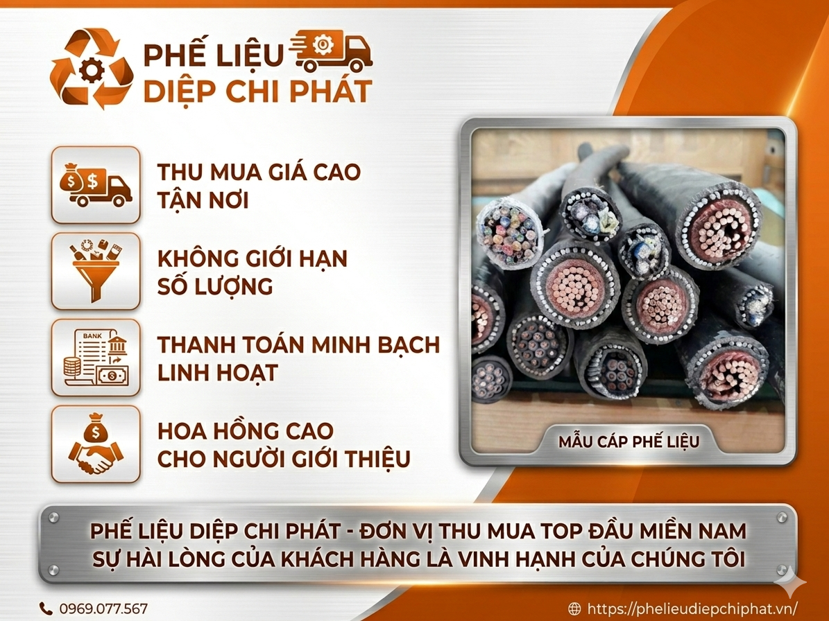 Thu mua dây cáp đồng giá cao tại Đắk Lắk 