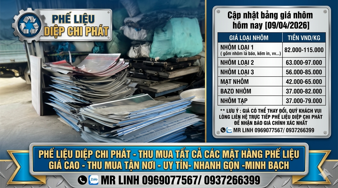 THU MUA NHÔM BÁO GIÁ CAO - THU MUA KẼM IN