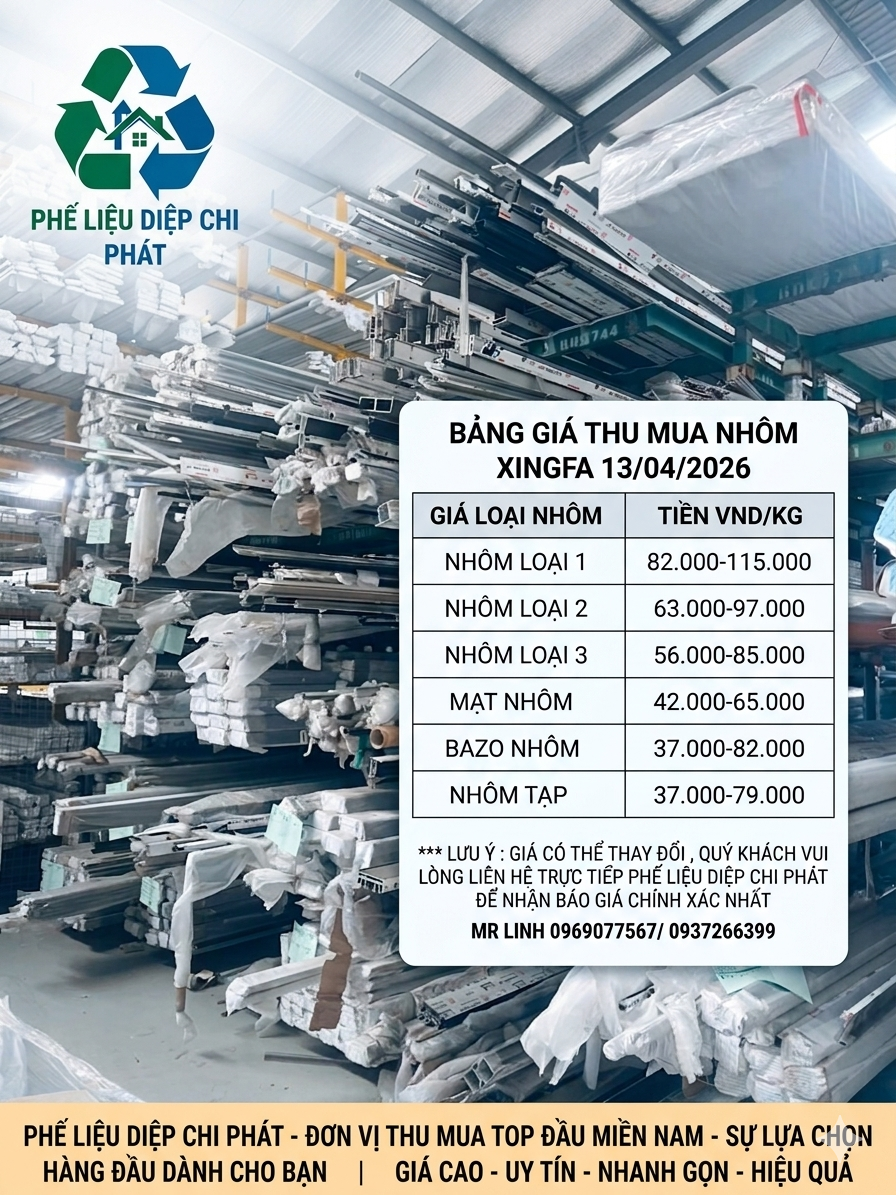 Thu mua nhôm Xingfa tại TPHCM