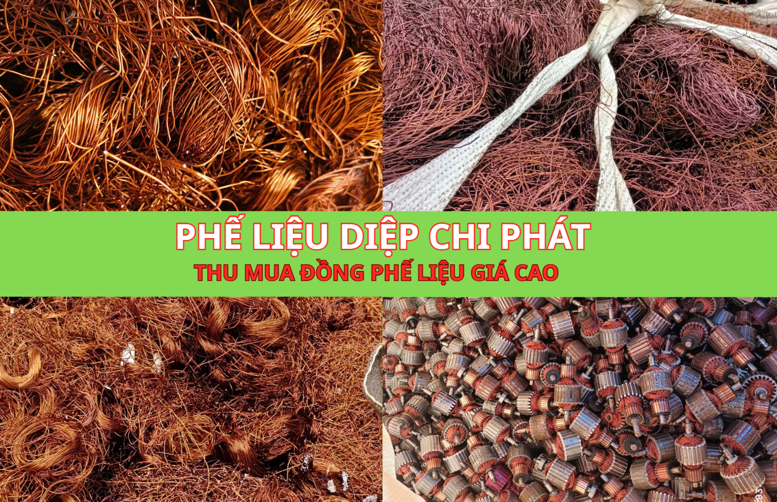 Thu mua phế liệu đồng gia cao tại Dak Lak