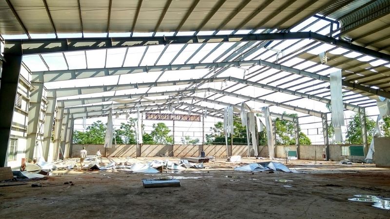 Sau khi thu mua, Diệp Chi Phát dọn dẹp mặt bằng sạch sẽ, sẵn sàng cho công trình mới
